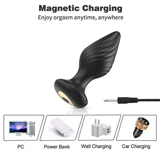 Анальна пробка Nexus Tornado з дистанційним керуванням 11 см. K000914 - фото 8