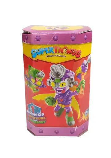 Игророй набор SUPERTHINGS серии «Rescue Force» – КАЗУМ-КИД (казум-кид, фигурка, аксессуар), в коробке (8431618019542) Фиолетовый - фото 1