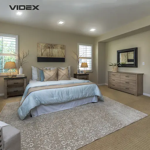 LED світильник безрамковий квадратний VIDEX 24W 4100K - фото 3