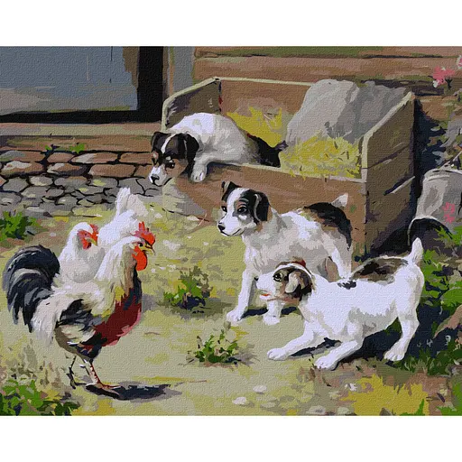 Картина по номерам "Зустріч" Ideyka KHO4342 40х50см