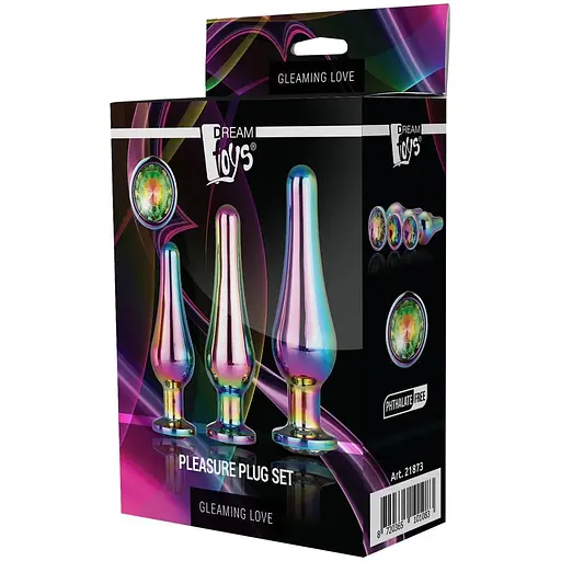 Набір анальних пробок конічної форми Dream Toys DT21873 Gleaming Love Pleasure Set Multicolour - фото 3