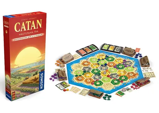Настольная игра Rozum Катан: Дополнение для 5-6 игроков (Catan: 5-6 Player Extension) (укр.) (R101UA) - фото 6