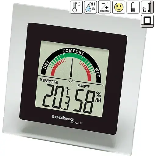 Термогігрометр Technoline WS9415 Black (WS9415) - фото 4