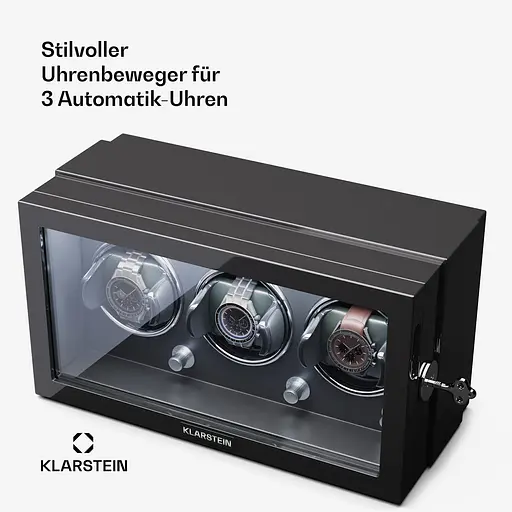 Ротомат ящик для автоподзавода часов Klarstein Sarthe 3 (10045659) - фото 4