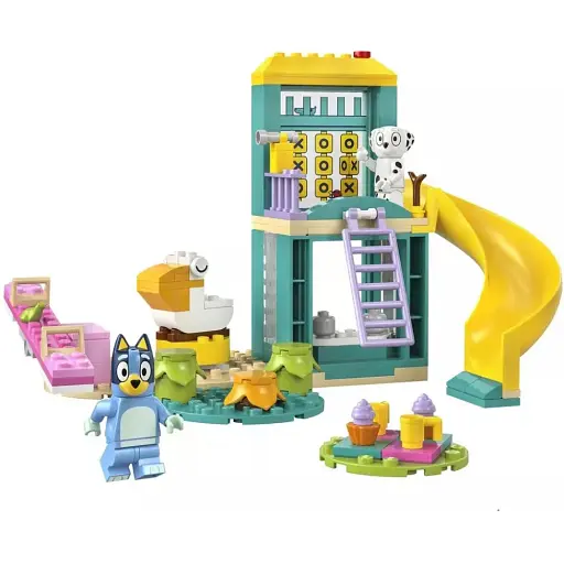 Конструктор LEGO Bluey Веселье из Блуи и Хлоей на игровой площадке 104 детали (11201) - фото 2
