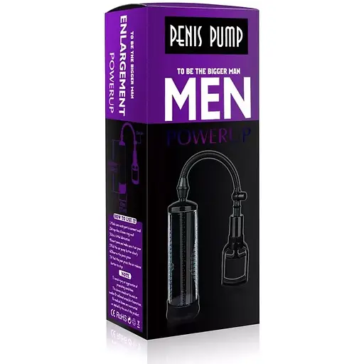 Вакуумный насос с ручным насосом Men Powerup Blue - фото 4