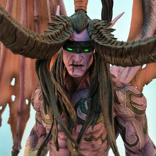 Фигурка Leco WOW World of Warcraft Охотник на демонов Иллидан Carnival Limited Edition 55 см WOW IS 100 - фото 8