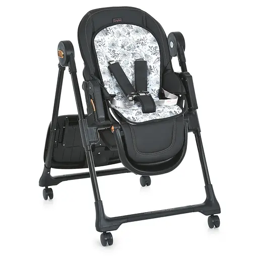 Многофункциональный стульчик для кормления ME 1037-B Crystal Black Gold - фото 3