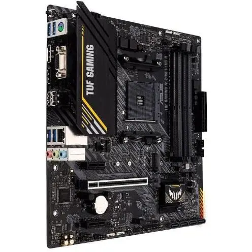 Материнская плата Asus TUF Gaming AM4 (A520) A520M-PLUS II, A520, 4xDDR4, Int.Video (CPU), 4xSATA3, 1xM.2, 1xPCI-E 16x 3.0, 2xPCI-E 1x 30 6xUSB3.2/6xUSB2.0, VGA/HDMI/DP, MicroATX - фото 3