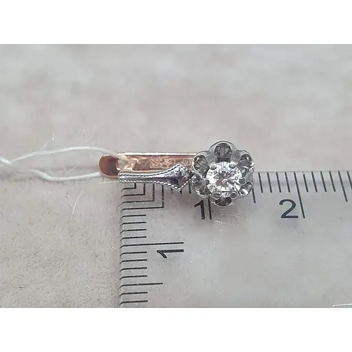 Золоті сережки Геліос з діамантами. 1В41206136/11 - фото 5