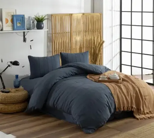 Постільна білизна Patara Antrasit Муслін Sikel pbe0051683 - фото 1