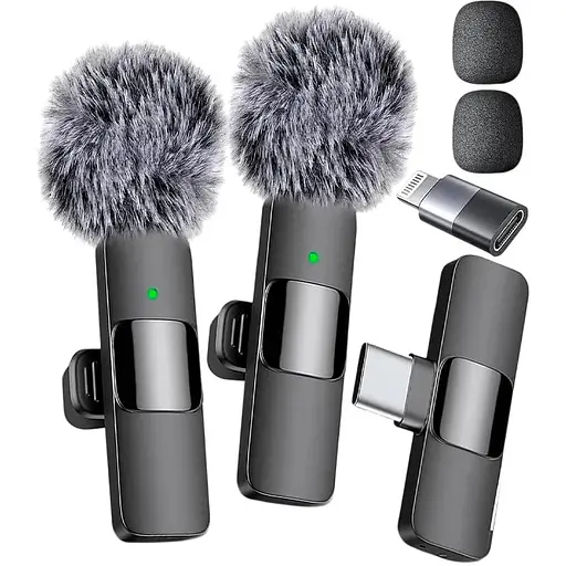 Микрофон петличный беспроводной Mini Mic Pro USB Type-C 2 шт