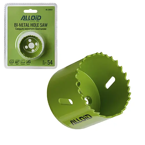 Свердло корончате Alloid Building Tools біметалеве 54 мм (HS-30054) - фото 2
