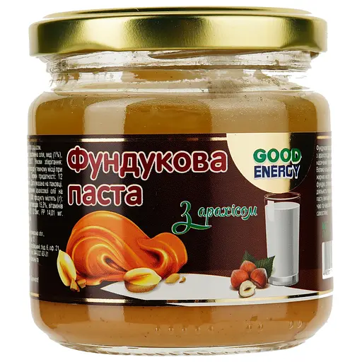 Паста Good Energy фундук з арахісом 180 г (731399)