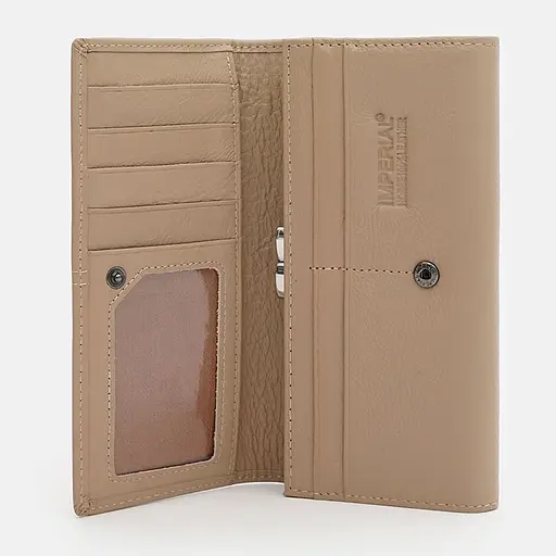 Гаманець жіночий шкіряний Horse Imperial A0001 світло-бежевий - фото 4