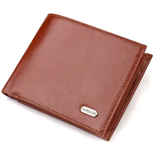 Чоловічий шкіряний гаманець Canpellini 12х9.7х2 см acs0025645 - фото 1