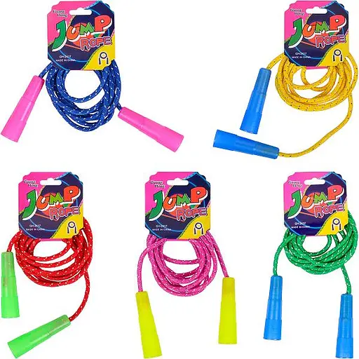 Скакалка цветная тканевая, 215 см, диаметр 6 мм, 14-126(97818) (в ассортименте) - фото 2