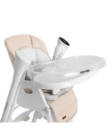 Стул-качалка Carrello Triumph CRL-10302 Cream Beige с сенсорной панелью - фото 4