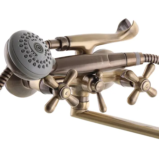 Змішувач для ванни Haiba Dominox 143 бронзовий HB0068 Бронза - фото 3