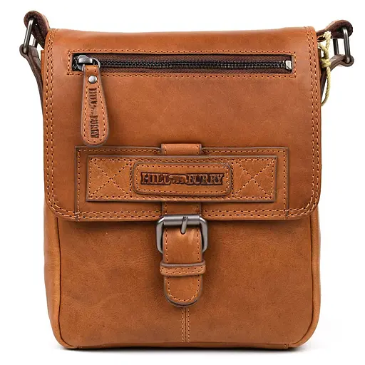 Чоловіча шкіряна сумка Hill&Burry 20х24х6 см sum0026494 - фото 3