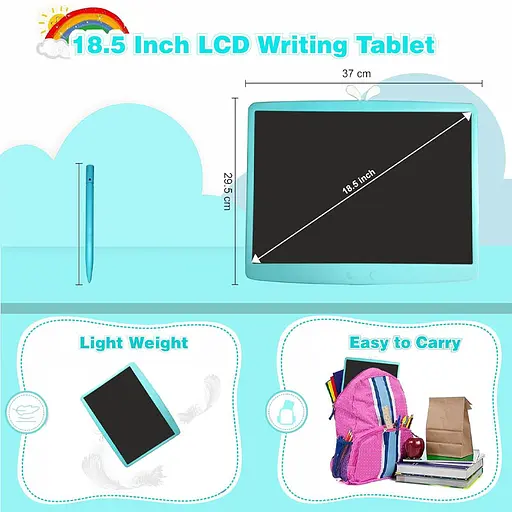 Планшет для малювання Funny 18,5 дюймів Blue - фото 4