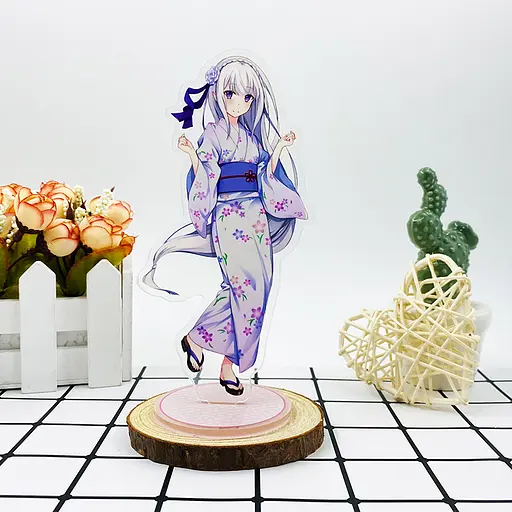 Акрилова фігурка Життя з нуля в альтернативному світі Емілія Re:Zero Emilia 10 см