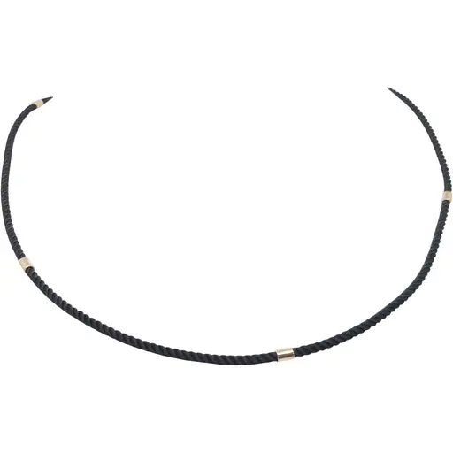 Ювелірний шнурок з текстилю Tango з золотими вставками. 950086 50