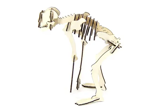 Дерев'яний конструктор "Гігантопітек" 29 деталей - фото 3