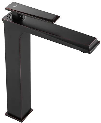 Смеситель для умывальника Rea Romano высокий Old Black REA-B9902 Черный маовый - фото 1