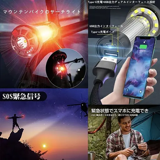 Кемпінговий ліхтар акумуляторний HW-777 Black - фото 4