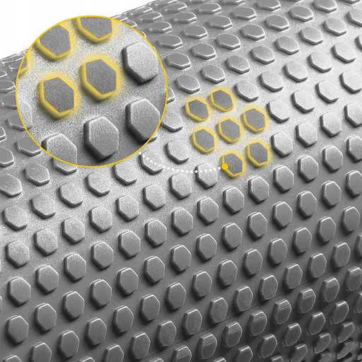 Масажний ролик 4FIZJO CARE+ EVA 60 x 15 см (валик, роллер) 4FJ0523 Grey (P-5907739314406) - фото 7