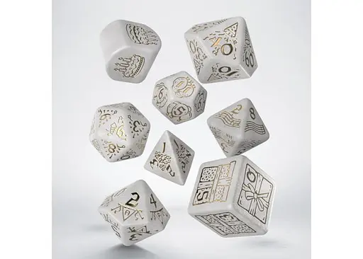 Набір кубиків Q WORKSHOP 20 years: Happy Birthday Dice Set , 8 шт. (S20Y03) - фото 2