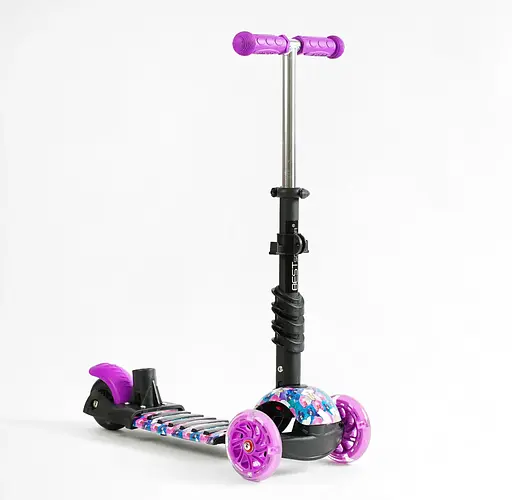Самокат 51 Best Scooter L-S25855 фіолетовий - фото 2