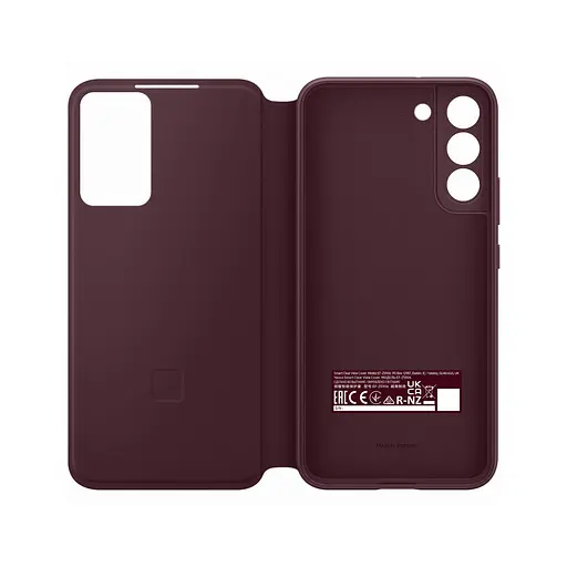 Чехол для мобильного телефона Samsung Smart Clear View Cover Galaxy S22 Plus Burgundy (EF-ZS906CEEGRU) - фото 4