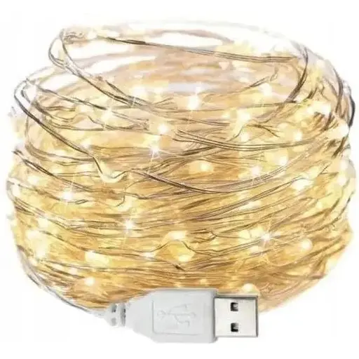 Гирлянда капля росы usb Sun Lamp 100 led нить длина 10 м c USB для 5v