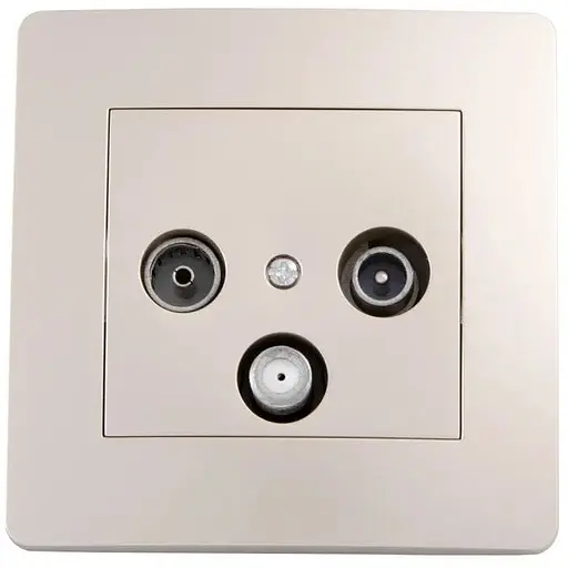 Розетка Brille TB-FM + TV + Sat ch (L15-062)