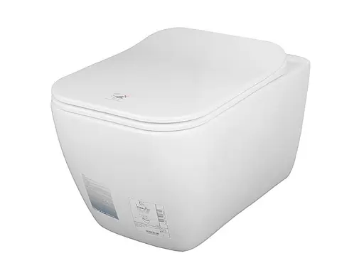 Унитаз подвесной Idevit Halley Iderimless с сидением Soft Close SETK3204-2616-001-1-6000, Белый - фото 5