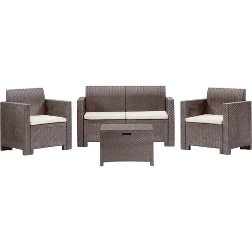 Набор садовой мебели Bica Nebraska 2 серо-бежевый - фото 1