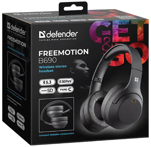 Гарнітура Defender FreeMotion B690 Bluetooth Black (63690) - фото 9