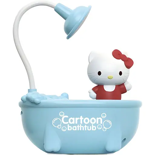 Дитяча настільна лампа Hello Kitty ванна блакитна (068E)