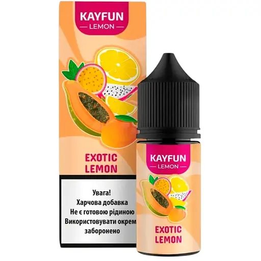 Набір компонентів для самозамісу заправки сольової Flavorlab Kayfun Lemon Exotic Lemon Екзотик Лимон 30 мл, 0-50 мг (18745) - фото 1
