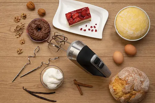 Gorenje Міксер ручний 500 Вт насадки-4 винчики, турборежим, чорний - фото 5