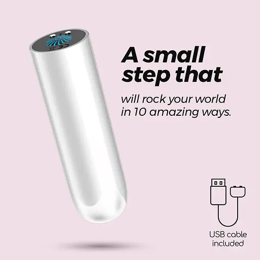 Міні-вібратор Crushious Quackers 8.6 см (білий) - фото 7