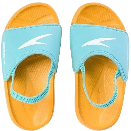 Шлепанцы Speedo Learn To Swim Slide Iu 25.5 Оранжевые/Голубые (1000-8-11299D719-25,5)