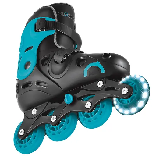 Роликовые коньки Globber Go Scates Lights р.34-37 до 60 кг 5+ лет Аква (785-100) - фото 9