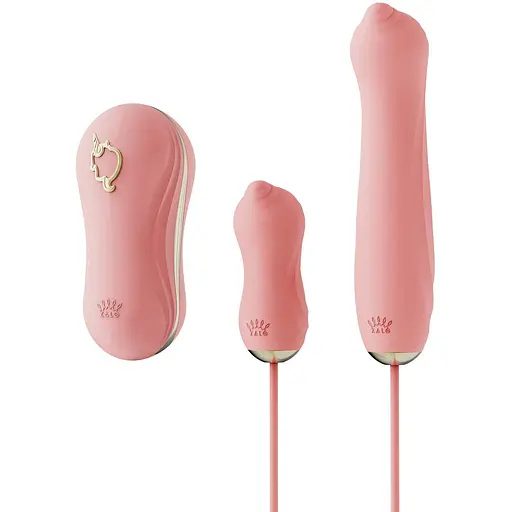 Набір секс-іграшок Zalo Rose Series Unicorn Set 3-in-1 3 шт. рожевий