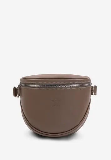 Шкіряна сумка поясна-кроссбоді Vacation темно-бежевий - фото 2
