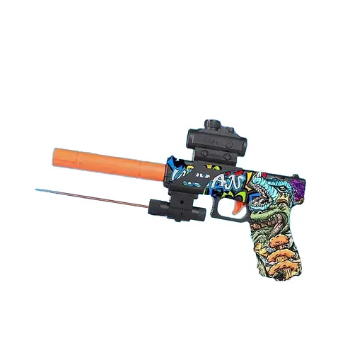 Пистолет, механический принцип работы, прицел, глушитель, стреляет орбизами, 101WB (в ассортименте)