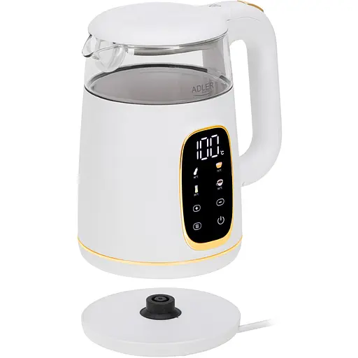 Электрочайник Adler AD 1305 white gold 1850-2200 Вт 1.7 л - фото 5
