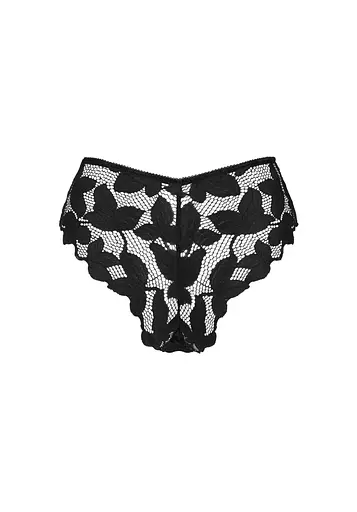 Сексуальные трусики Obsessive Editya XS/S черный - фото 8